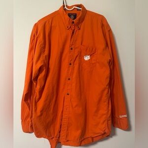 Men’s button down long sleeve Clemson tigers shirt! #2